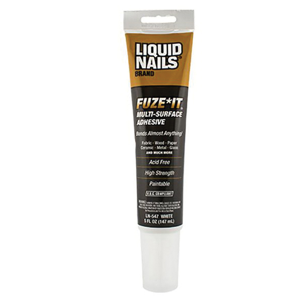 BostwickBraun Hardware LIQUID NAILS® Fuze*It® LN2000W MultiPurpose Construction Adhesive, 5